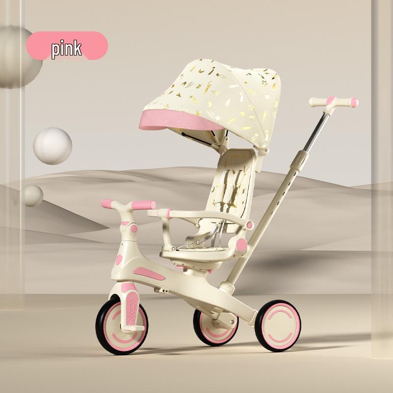Multifunctional Children's Tricycle & Baby Stroller: 1-3 Years, Reclining, Lightweight Design