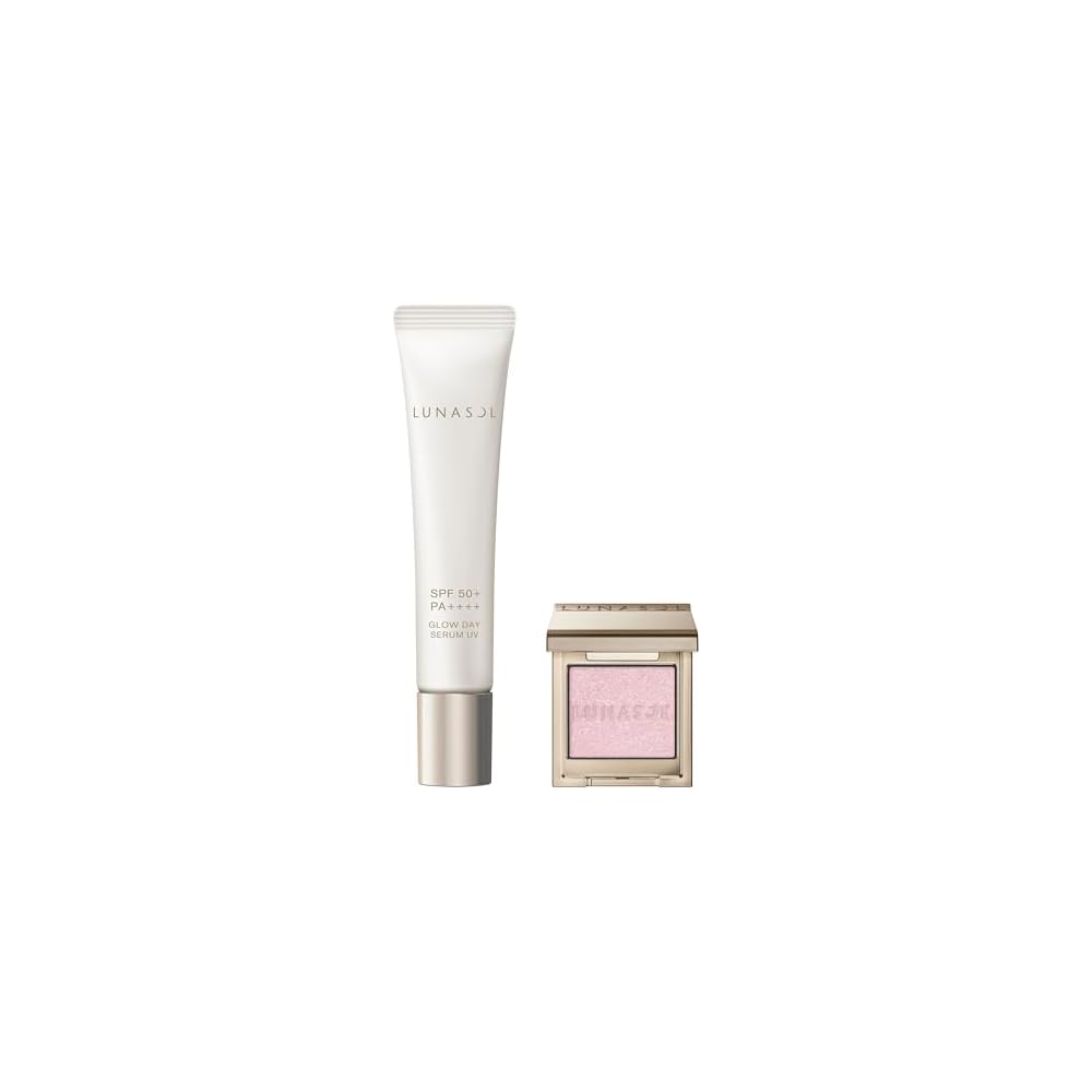 Lunasol Glow Day Serum UV Limited Kit: Includes a half-size (15g) of Glow Day Serum UV + a limited edition Mono Eye Coloration shade. A limited editio