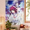 Angel Beats Cute Tachibana Kanade Hanging Bohemian Tapestry Hanging Tarot Hippie Wall Rugs Dorm Japanese Tapestry Wall Art