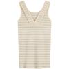 Calvin Klein Casual Striped Print Ribbed Tank Top Women Tops 44C202G