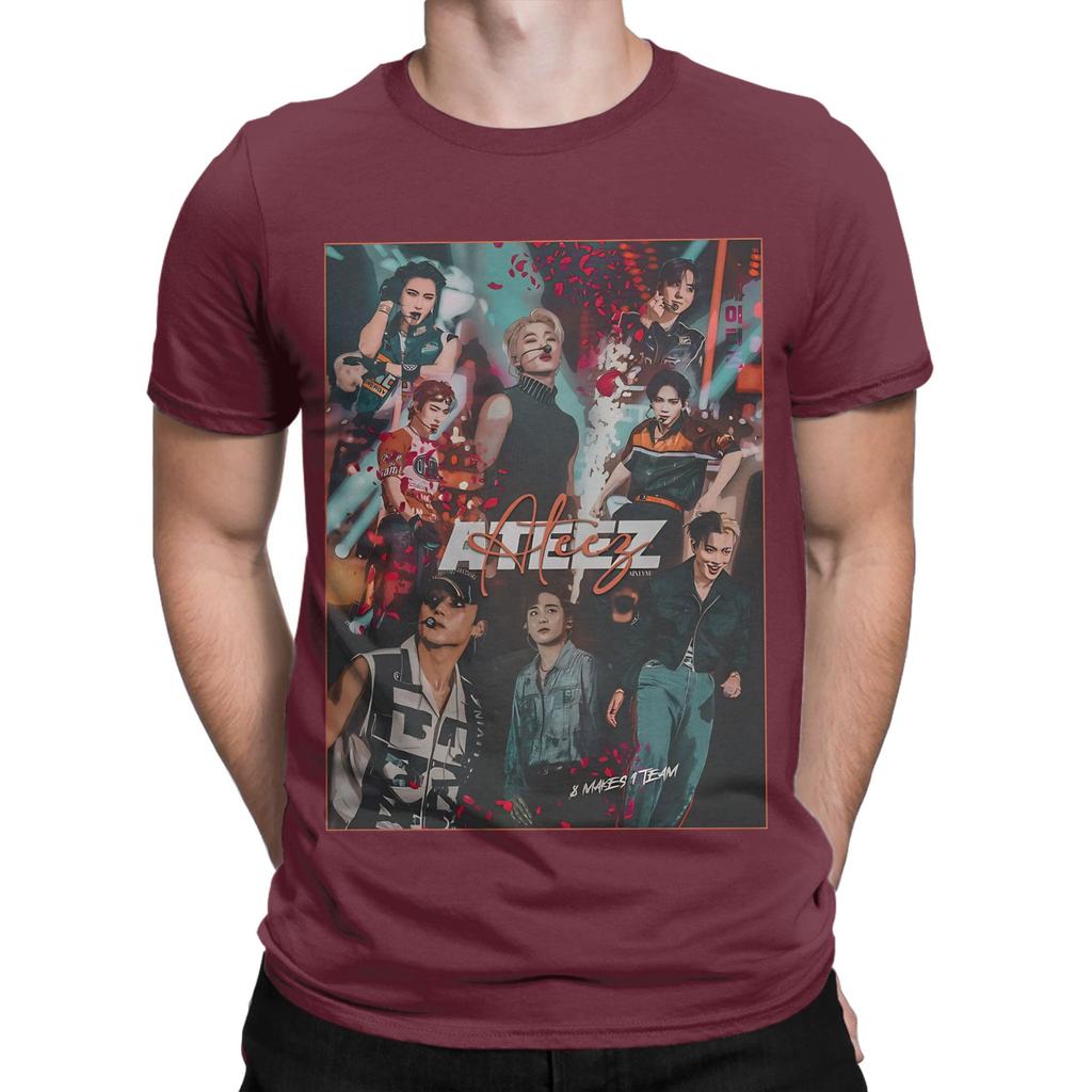 Aateez 2022 Funny 100 Cotton TShirt Aateez Tops Tees For Unisex