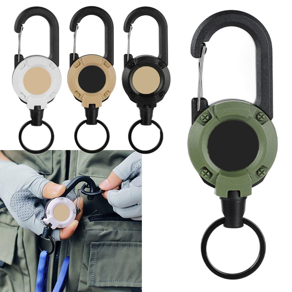 

Сверхмощный выдвижной пряжочный трос с высоким отскоком и защитой от потери веревки для наружного бейджа