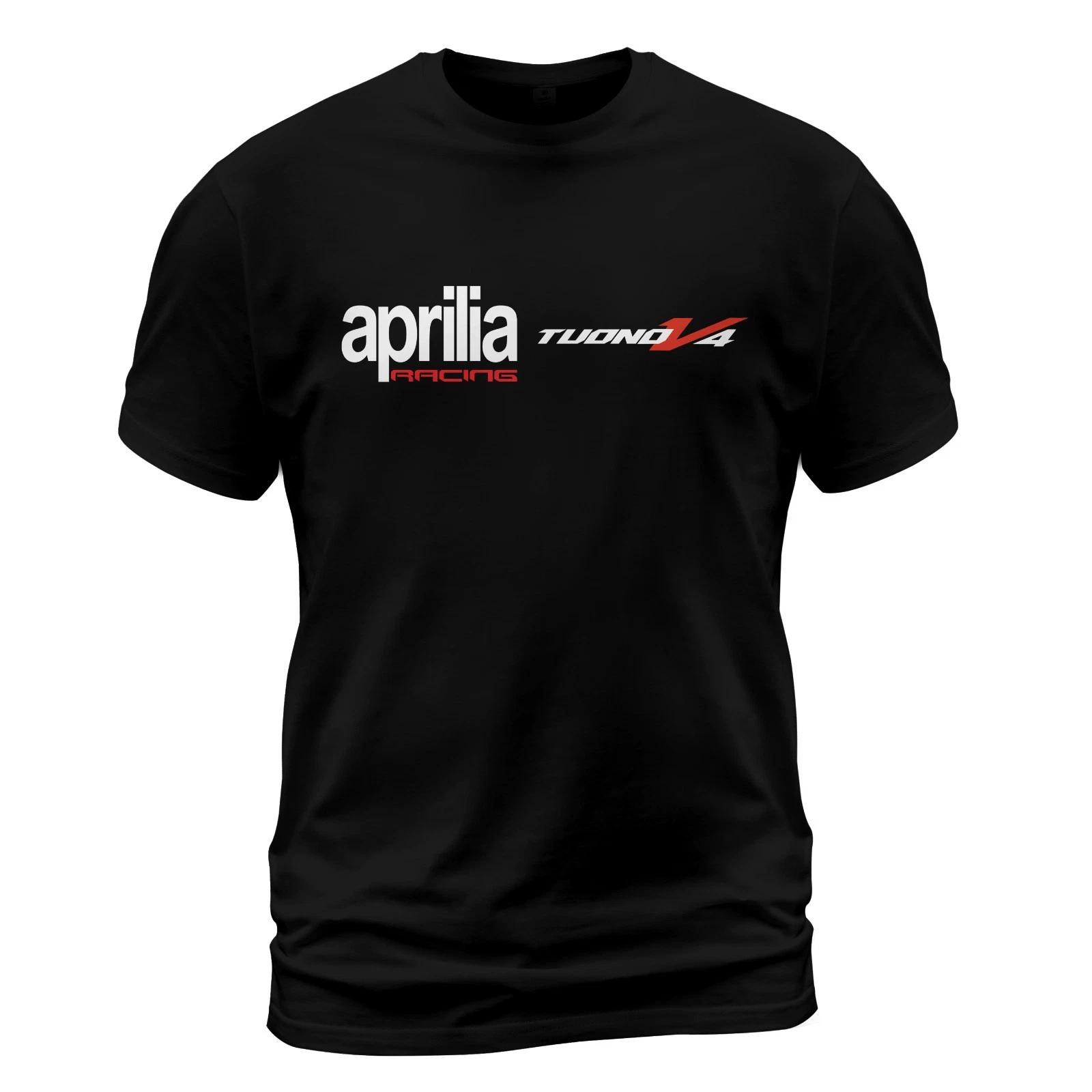 Футболка Aprilia Racing TuonoV4 Смешная Размер S-5XL XS