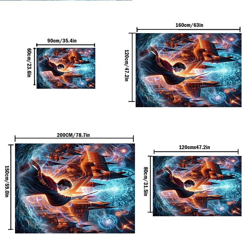 "Hogwarts Magic: The Ultimate Wizarding World Poster"Office Mat Home Decor Office Rugs LB132