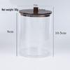 Diamond Pattern Cotton Pad Organizer with Wooden Lid - Multi-Purpose Desktop Storage Box