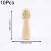 10pcs Mini Ornaments DIY Resin Mushroom Ornaments Cute Simulation Mushroom Black Fungus 11 Styles