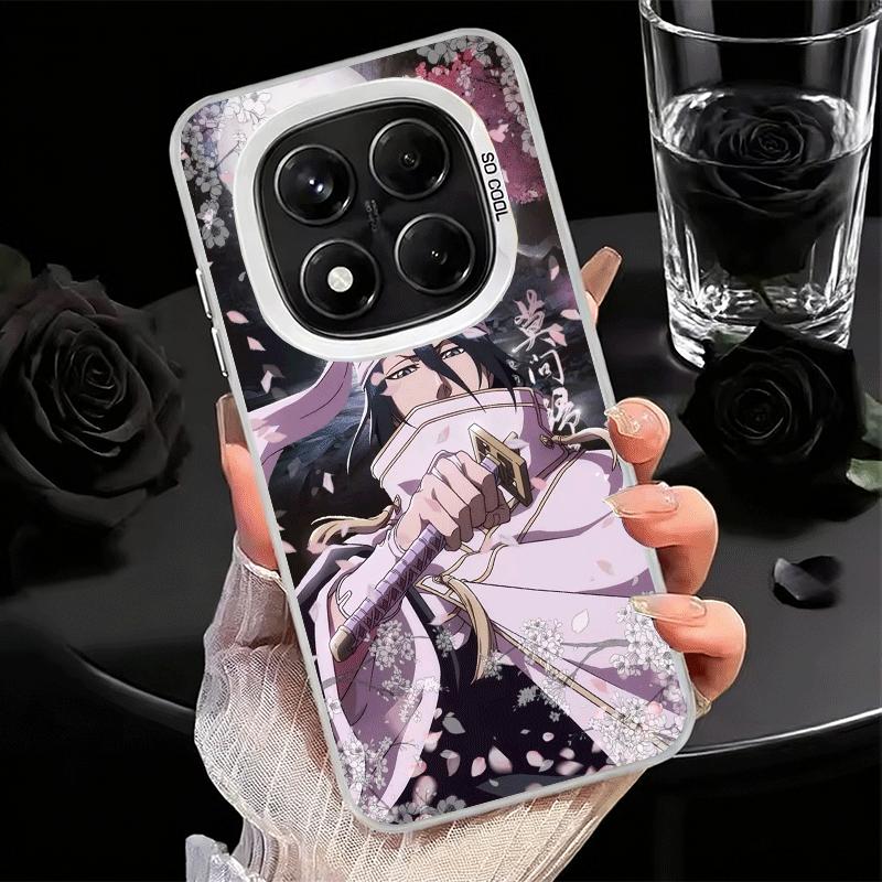 Bleach Kuchiki Byakuya Shockproof Phone Case for Xiaomi Redmi Note 15 14 13 12 Pro Plus 11 11S 11T 5G Cover Anti Fall Fundas