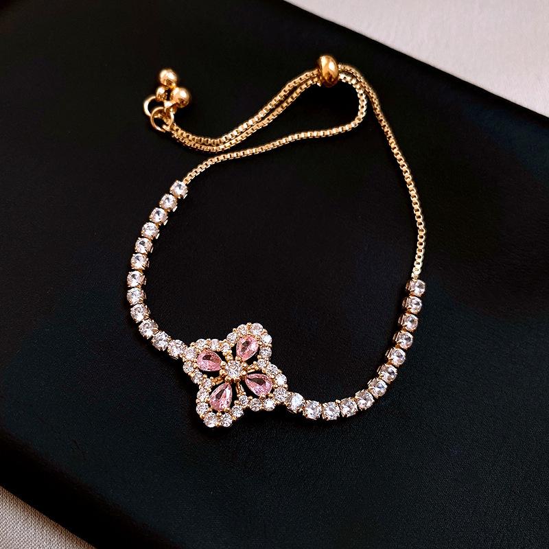 Zirkonia Herz Ausziehbares Armband - Schicker und Vielseitiger Luxusschmuck