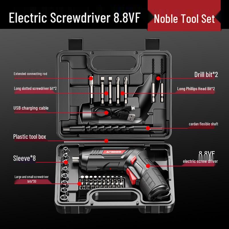 Rechargeable Mini Electric Screwdriver Drill Tool
