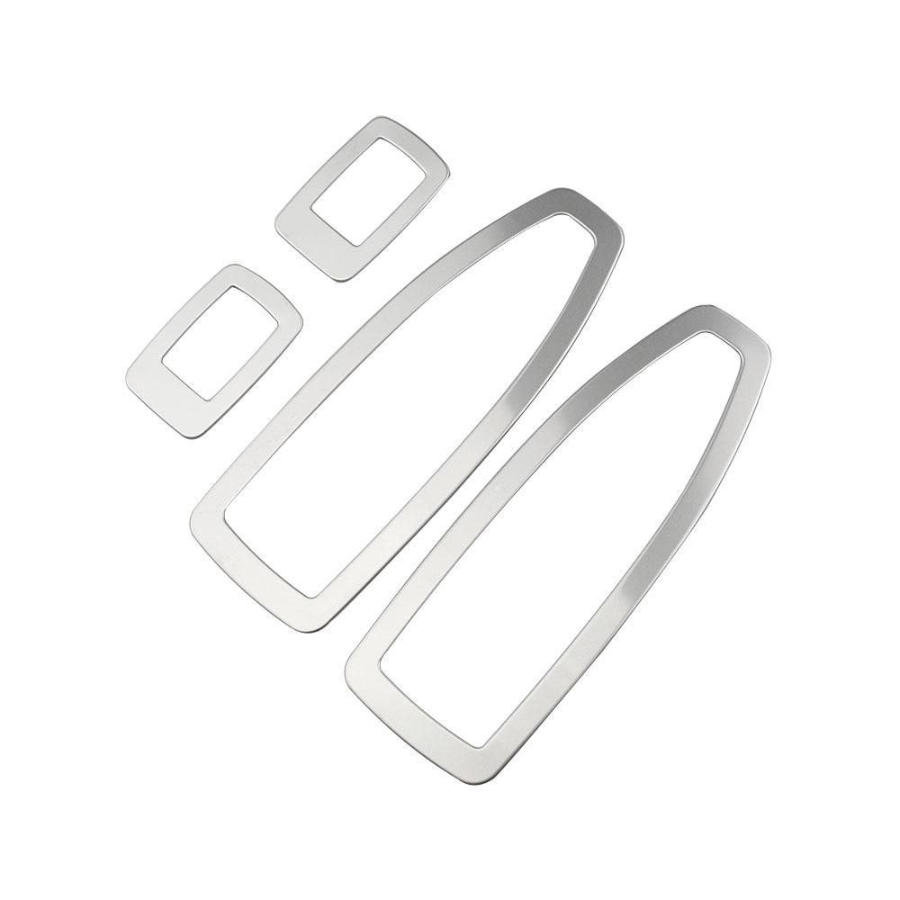 

Stainless Steel Car Window Switch Lift Panel Trim Cover for BMW 3 Series F30 320i 328i 2013 2014 2015 2016 2017 Interior Acc. срібний