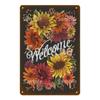 Enjoy Our Garden Kitchen FLowers Metal Tin Sign Farmhouse Home Retro Wall Painting Art Decor Beer Wine Farm Party Poster YL