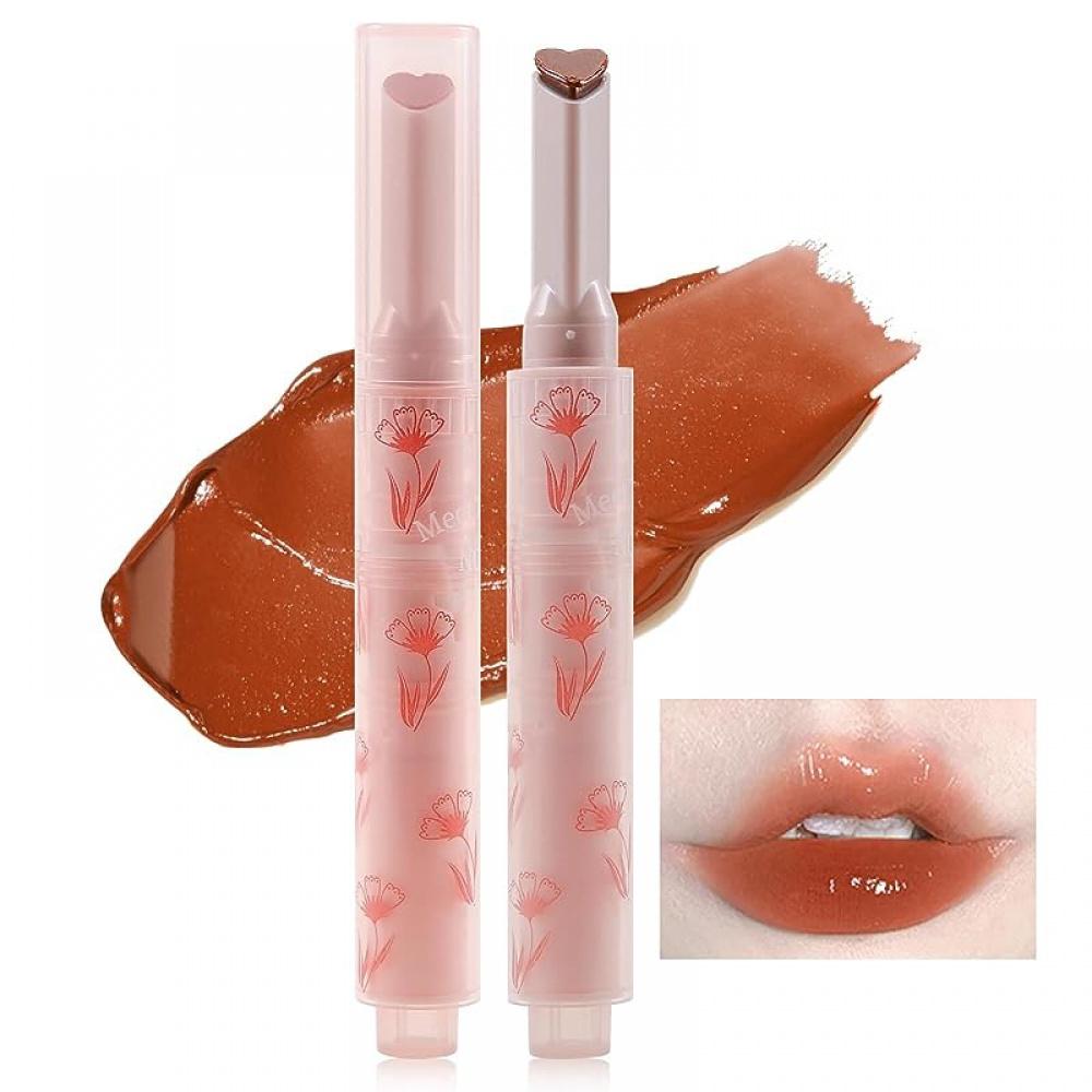 Jelly Lipstick, Tinted Glasting Melting Balm, Heart Shape Lip Gloss Lip Stain, Long Lasting Moisturising, High Pigmented