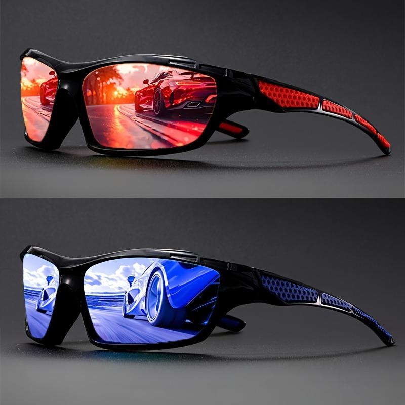 2 Pairs of Sports Glasses for Outdoor Fishing Hiking Running and Driving