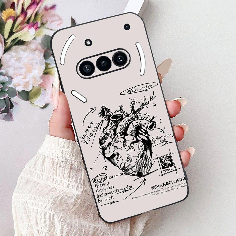 For Nothing Phone 3A 2025 Case A059 Fashion Flower Cats Cartoon Silicone Soft Shockproof Cover For Nothing Phone3A 3A Pro Bumper