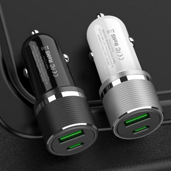 Crucial 65W/40W Car Charger for Huawei & OPPO VOOC Flash Charge