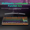 Mechanical Gaming Keyboard Anti-ghosting Detachable Panel Backlit Windows Gamer for Typing