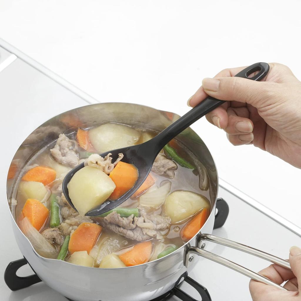 Shimomura Kikaku Silicone Cooking In Dishwasher Heat and Scoop with This One Does Not Scratch Frying Easy To Suitable for Small Ideal for and 43247
