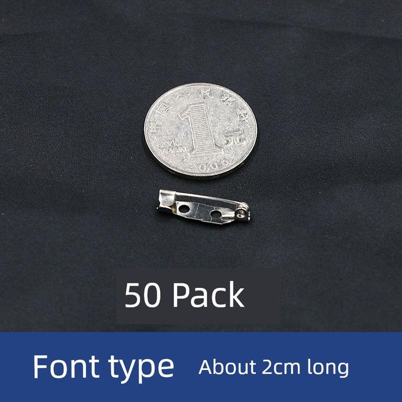 

Брошь-булавка Страховочная булавка Планка Корсаж Основа-поддержка Страховочная булавка Простой галстук Ручная работа DIY Ювелирные аксессуары Материалы In-line [2cm] 50 Pack