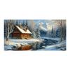 Winter Scenery House Diy Diamond Arts For Adults Painting Large Size Landscape Full Drill Mosaic Embroidery Picture Wall Decor