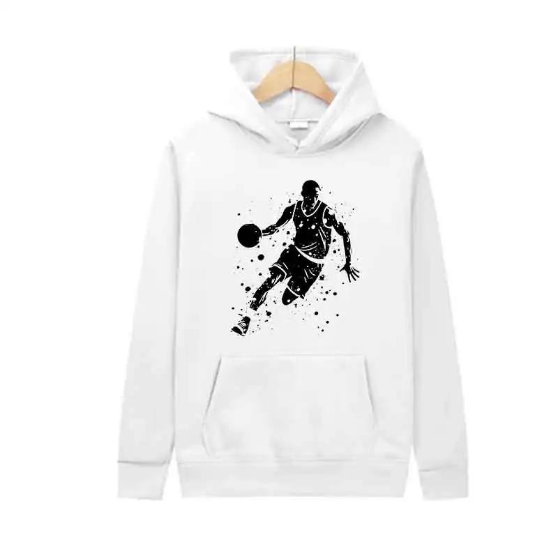 New Fashion: Both Men and Women Can Print Patterns On Hoodies, Autumn and Winter Basketball Sweatshirts and Hoodies