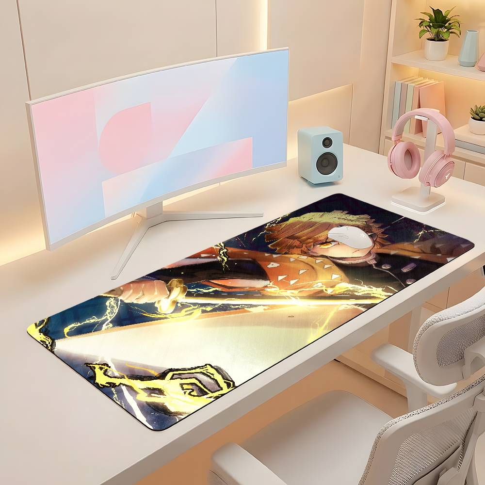 Demon Slayer Gaming Mouse Pad Large Anime Keyboard Mat Deskmat Laptop PC Gamer Accessories