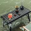 Height Adjustable IGT Aluminum Camping Table Roll Up Design Portable Folding Table for Picnic BBQ Outdoor Dining Tactical Gear
