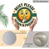 2D Flat Aluminum Retro-style "Do Not Disturb" Themed Wall Decoration. Available in Various Sizes. Suitable for Libraries, Living Rooms, Cafes
