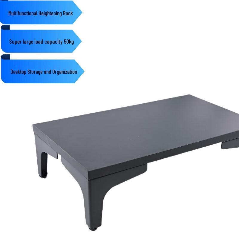Yinuoshi Wooden Monitor Riser Stand with Desktop Storage