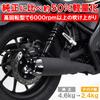 Daytona Motorcycle Slip-on Muffler Rebel 250/ABS/S Edition (17-21) Megaphone Type Muffler Black End 16982