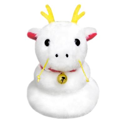 Sanei Boeki 2024 Brinquedo de Pelúcia do Zodíaco Tatsumocchi (Branco) W6.5×D8.5×H9.5cm Brinquedo de Pelúcia