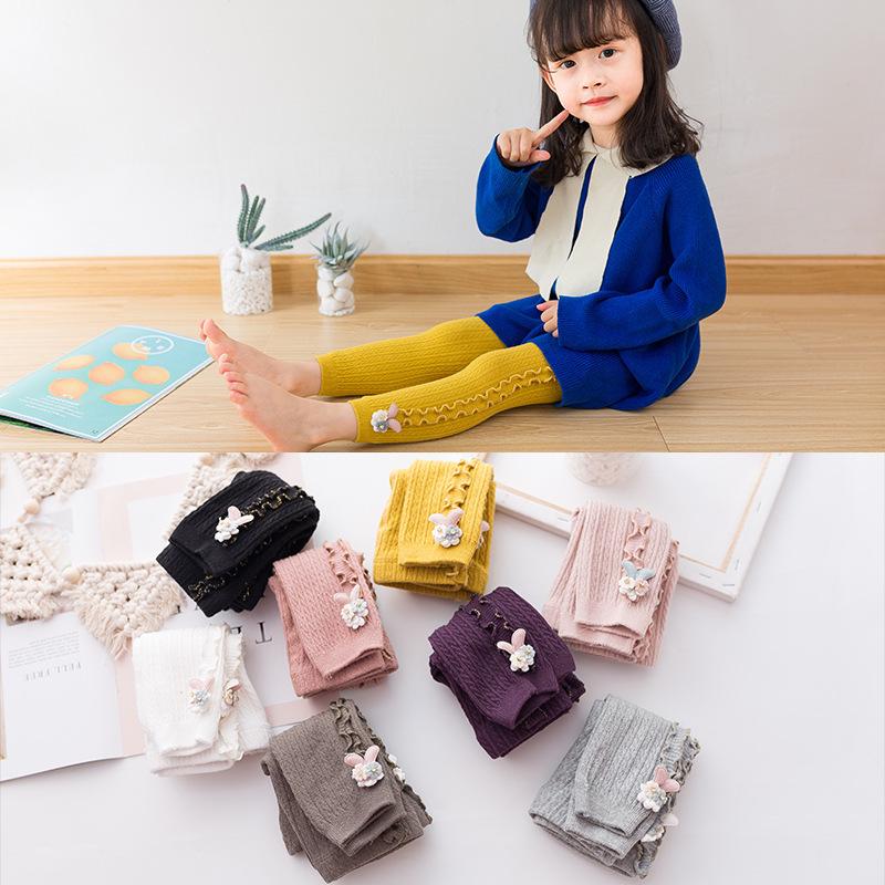 Spring & Autumn Thin Baby Tights: Cotton Footed Leggings for Small & Medium Kids, Big PP, Cute & Fashionable Design