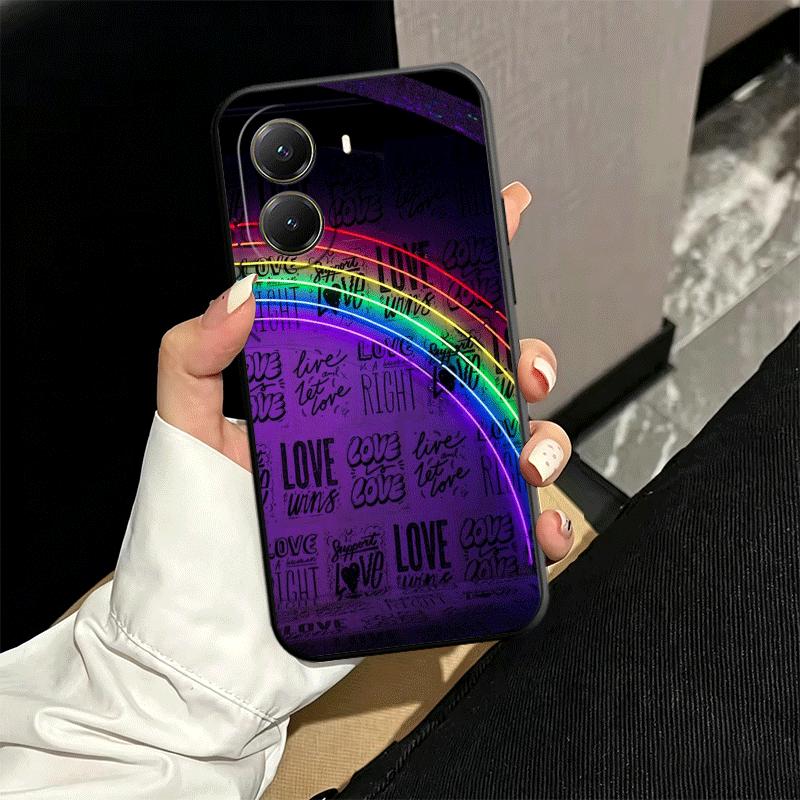 LGBT Rainbow Love Is Love Soft Phone Case for Xiaomi Poco X5 X6 X7 X8 Pro Max X3 F7 F8 Ultra M8 M7 M6 M5 Redmi 15 15C 14C 13C 12