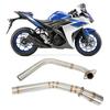 Motorcycle Modification Exhaust Middle Link Pipe Fit for YZF R15 MT?15 2008?2017