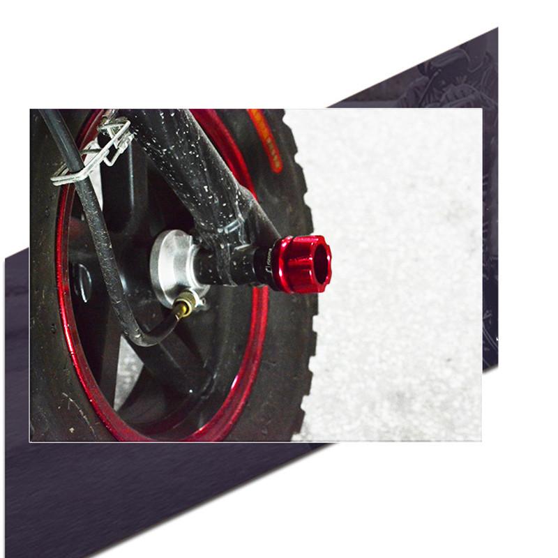 Aluminum Alloy Buffer Anti Collision Cup Front Fork Cup 13mm Wheel Protection Motorbike Crash Pads Motorcycle Frame Sliders Moto