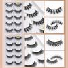 3D Multi-layer Thick 5 Pairs of Eyelashes Natural Eyelashes Simulation Curling False Eyelashes Eyelash Extension natural false eyelashes. 3d lashes