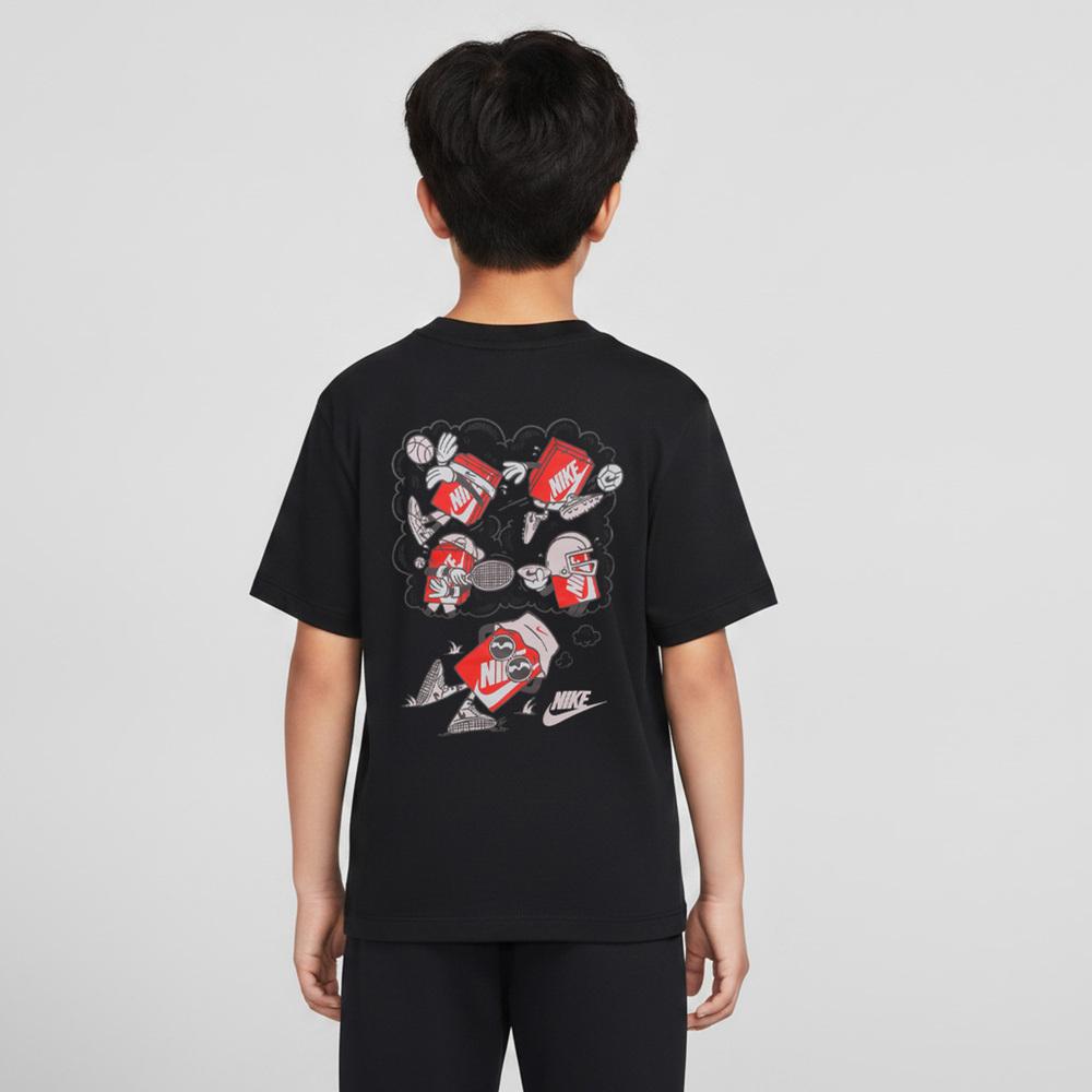 Nike Short Sleeve Round Neck Pullover Logo T-Shirt Kids tops IV5608010