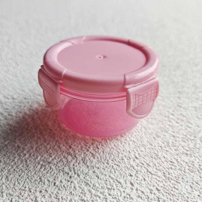 

1/3/6 шт. Мини-контейнер для хранения пищевых продуктов, пищевой, для детского питания, приправ, соусов, упаковка, контейнер для хранения, для микроволновой печи розовый