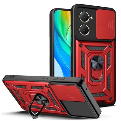 Kamera-Schutzhülle für VIVO Y03 Y100 Y02 Y17S Y27 Y36 Y35 Y16 Y22 Y21 Y55 Y33S Y33 Y31 Y51 Y20 Y12 Armor Hybrid Ring Back Cover