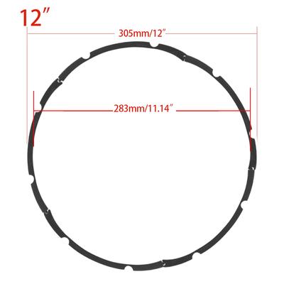 Parti di riparazione del bordo del tessuto dell'altoparlante con anello di gomma Parti di ricambio in gomma per la riparazione dell'altoparlante o fai da te