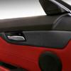 2pcs Suede Interior Door Handle Panel Cover Frame 2mm Thick Fit for  4 E89 2009‑2016