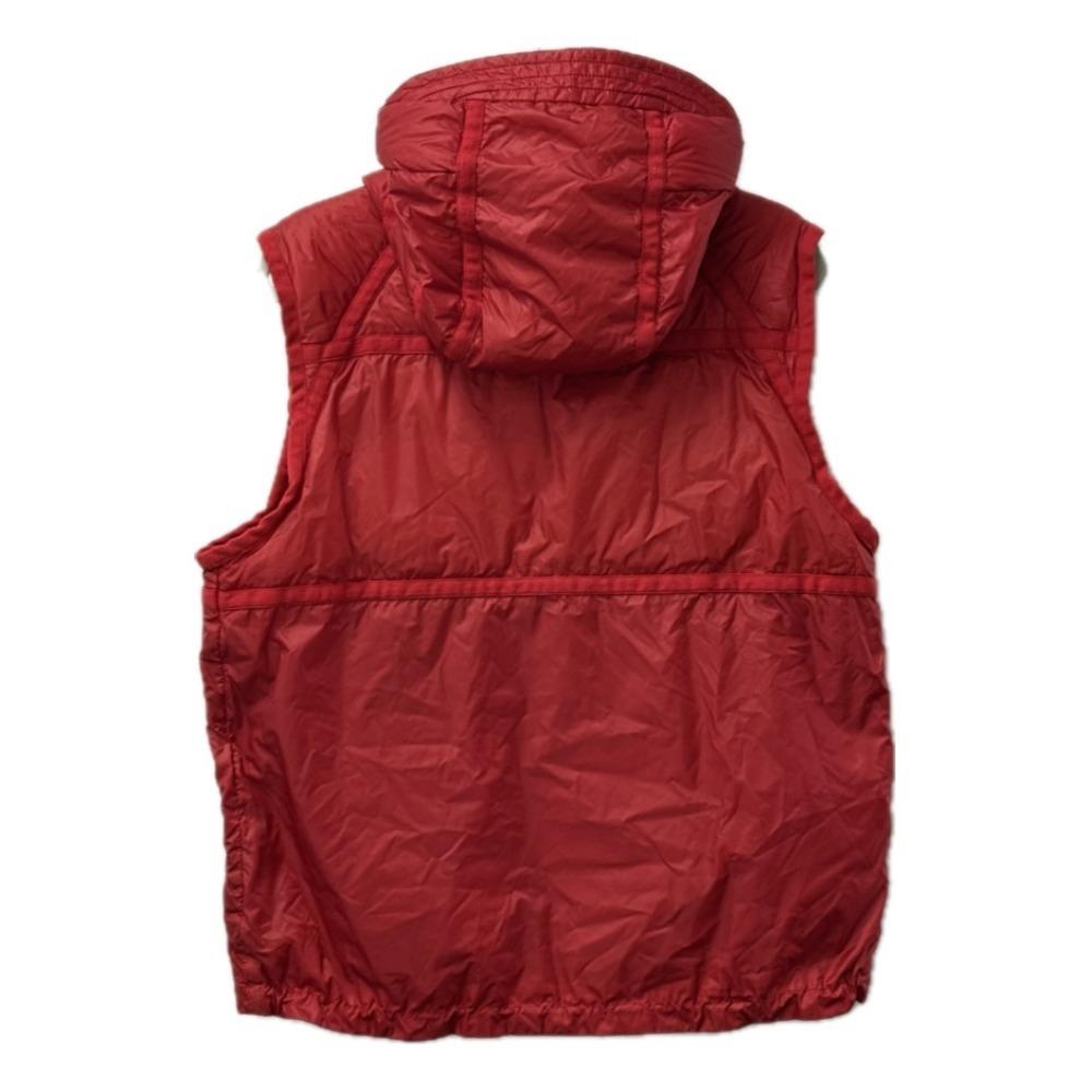 MONCLER Hooded HEVER GILET Apparel Sleeveless Down vest down / Nylon Red