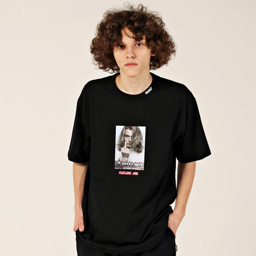 Respect Jail Tee (Black) L