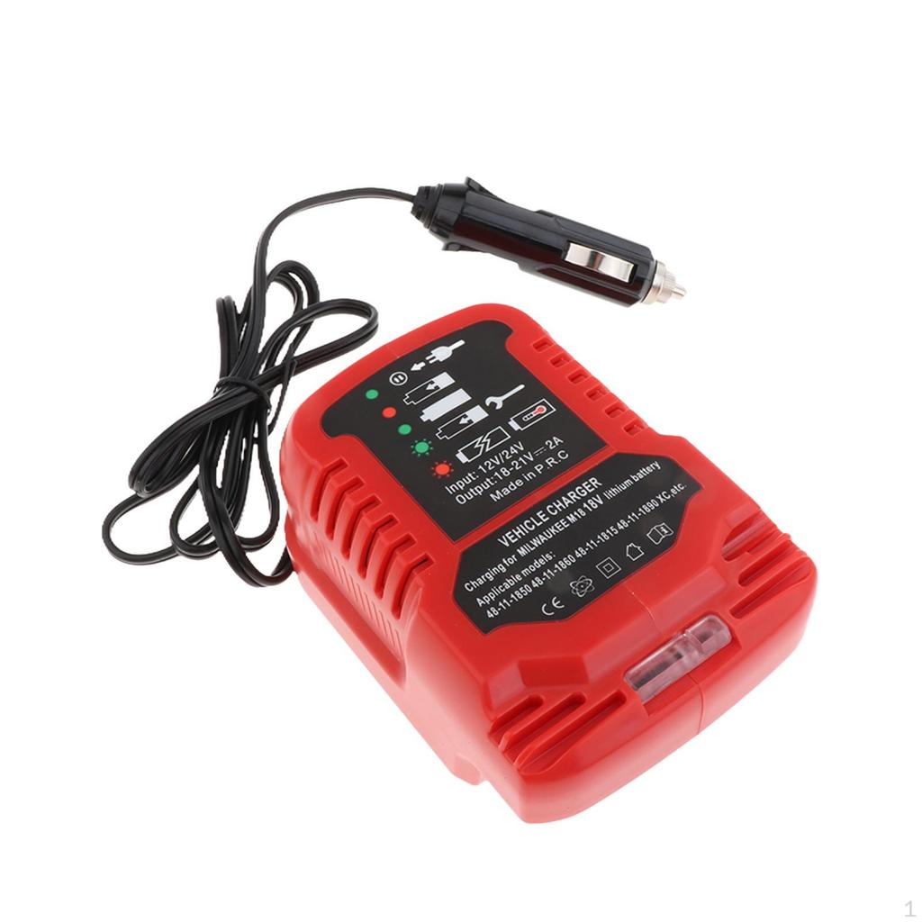 Car Charger Adapter for 12V and 24V Systems with Light Portable Cars Rvs