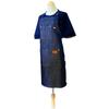 Lightweight Salon Working Clothes with Pockets Barber Cloth Wrap Denim Apron Uniform  Cooking