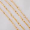 2Meters 1Meter 0.5Meter Flat Stick Basic Chain Bracelet Necklace Copper Chains Line Clothing Decorative Chain for Jewelry Making