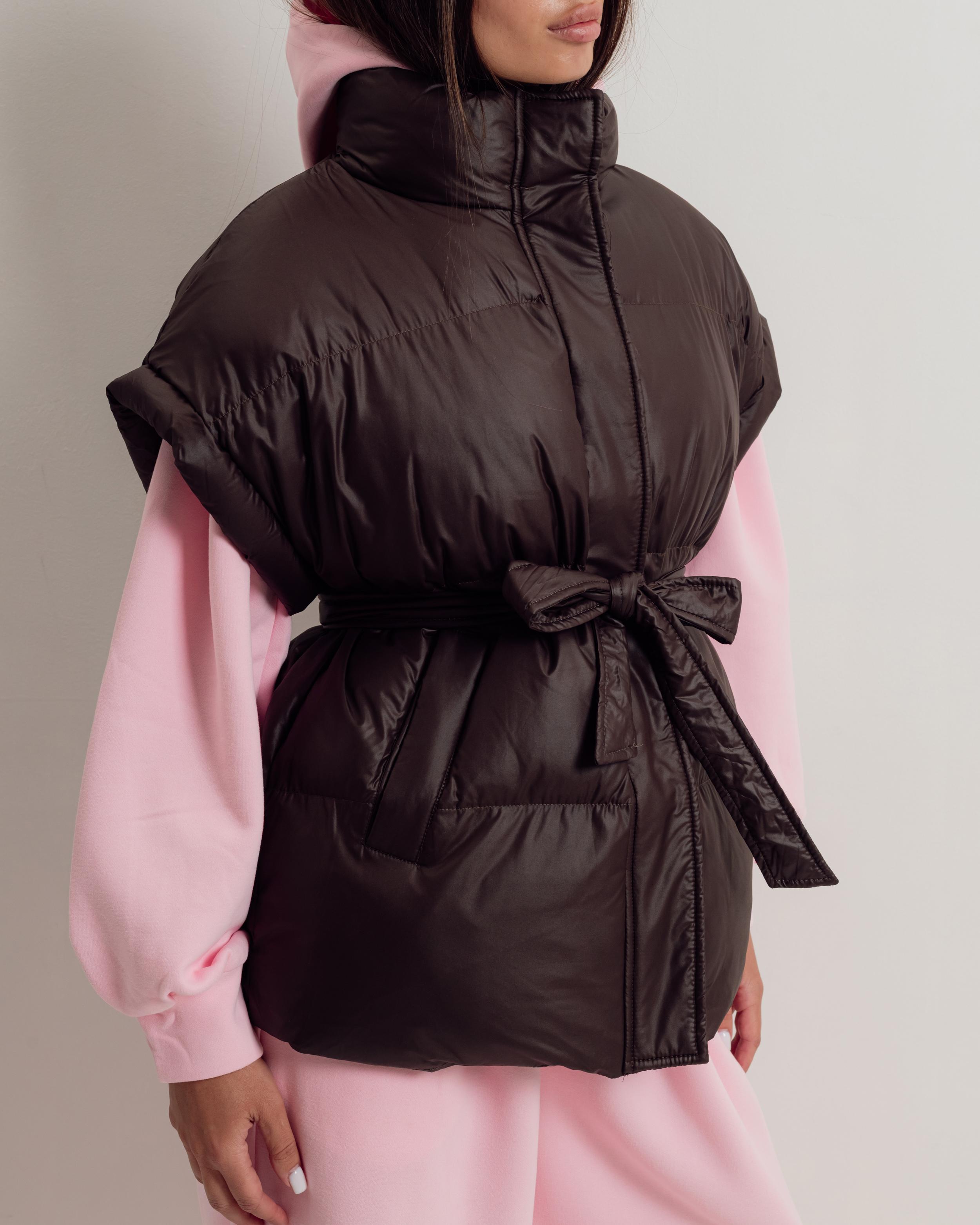 

HAIZIYUAN 8017 M brown vest M коричневий