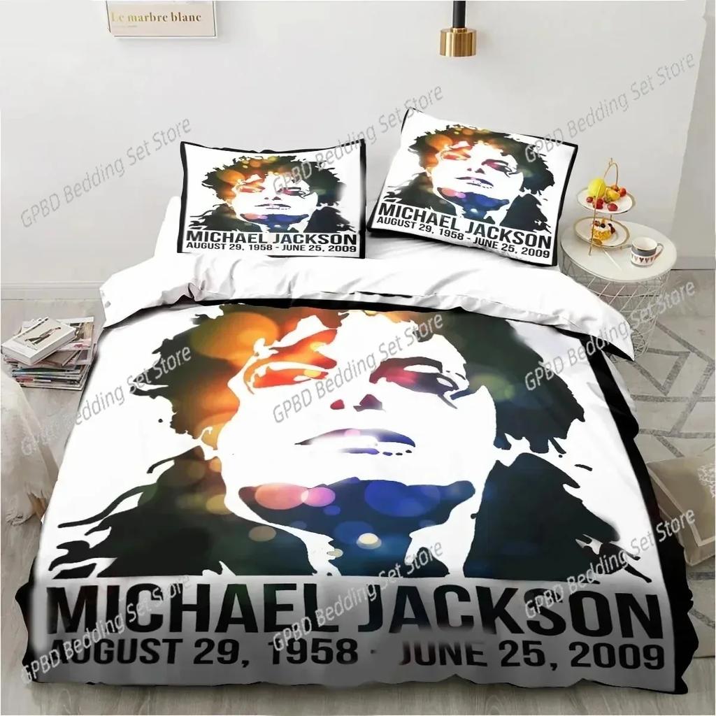 Comforter 3D Printing Michael Jackson Bedding Set Bedroom Soft Modern S Comefortable Kids And