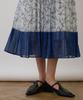 Casual Dress 25SS Bow Tie Pleats Print One Piece for Women [Grace Continental]