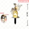 2D Flat, Acrylic Eternal Light Garden Fairy Garden Pile - Weathering Outdoor Lawn Decoration for Christmas, Halloween Garden Display