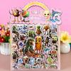 5/20PCS Tung Tung Sahur Italian Brainrot Animals Bubble Stickers DIY Notebook Phone Guitar Cartoon 3D Puffy Sticker Playthings GiftsAA